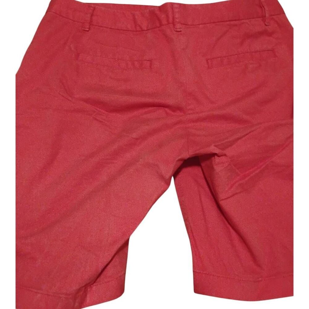 J. Crew Women's Red Cotton Shorts Size 6 - Picture 2 of 4